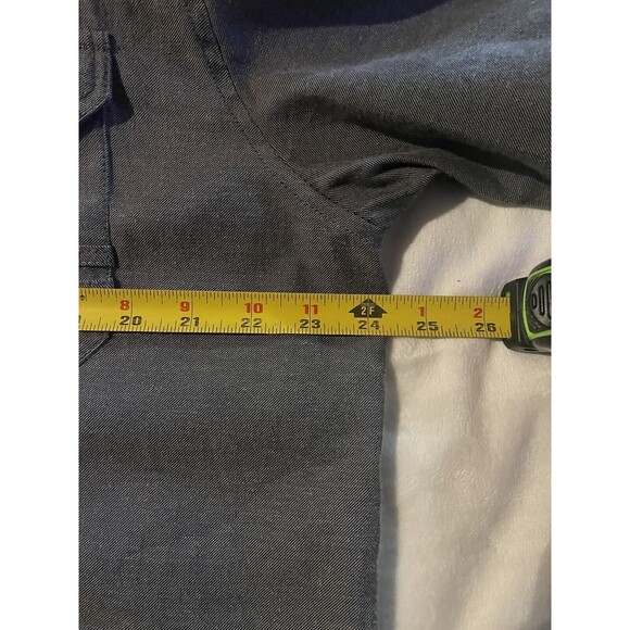 Red Ape Shirt Mens XXL Gray Button Up Short Sleeve, Hoodie, Lightweigt - Picture 6 of 7